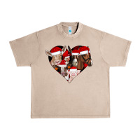 French Oak farm animals christmas Urban Heavy Tee - CowhideDigitalArt