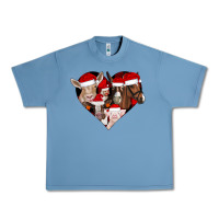 Pebble Blue farm animals christmas Urban Heavy Tee - CowhideDigitalArt