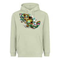 Matcha Guerrero Mexico Sunflower Map Heavyweight Hoodie - RanaPortraitStore