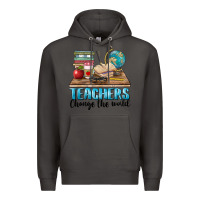 Smoke teachers change the world Premium Hoodie - BarkalooDesign