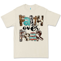 Bone Faith Over Fear Premium Tee - FaDigitalArtStudio