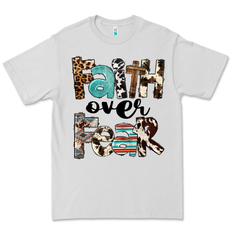 Faith Over Fear Premium Tee by FaDigitalArtStudio | Teevron