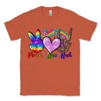 Copper Peace love rock Classic Tee - FaDigitalArtStudio
