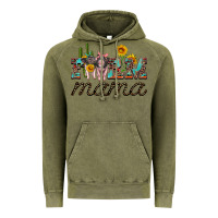 Vintage Olive farm mama with baby pigs Vintage Hoodie - Artiststas