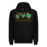 Black Peace Love Texas Premium Hoodie - Jasminsmagicworld