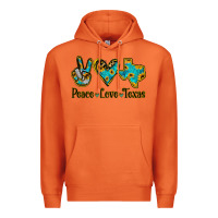 Carrot Peace Love Texas Premium Hoodie - Jasminsmagicworld