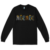 Black blessed to be called neenee Long Sleeve Tee - CowhideDigitalArt