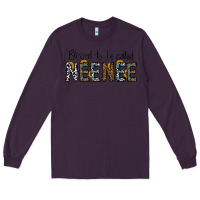 Plum blessed to be called neenee Long Sleeve Tee - CowhideDigitalArt
