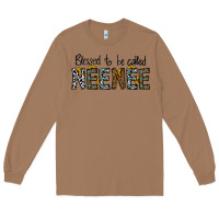 Toasted Coconut blessed to be called neenee Long Sleeve Tee - CowhideDigitalArt