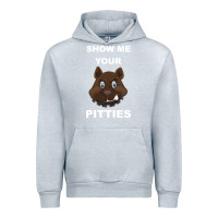 Heather Grey Show Me Your pitties Urban Hoodie - Bettercallsaul