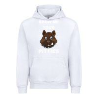 White Show Me Your pitties Urban Hoodie - Bettercallsaul