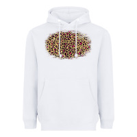 White Leopard Pattern Heavyweight Hoodie - RanaPortraitStore