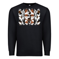 Black cowhide brushstrokes Premium Sweatshirt - RanaPortraitStore