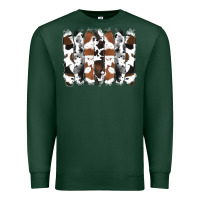 Sports Green cowhide brushstrokes Premium Sweatshirt - RanaPortraitStore