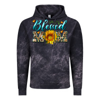 Cloud Black blessed mom with sunflower Vintage Hoodie - Artiststas