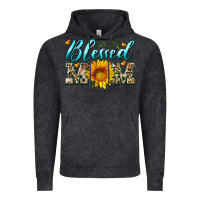 Vintage Black blessed mom with sunflower Vintage Hoodie - Artiststas