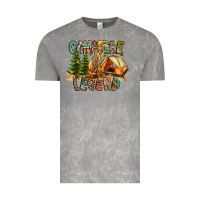 Cloud Rock Campfire Legend Vintage Tee - CowhideDigitalArt
