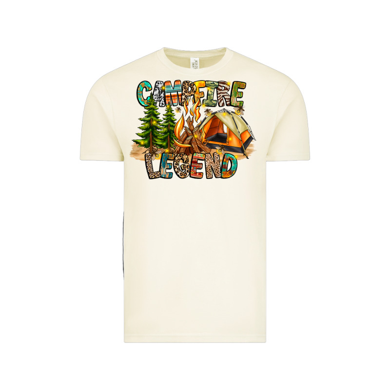 Campfire Legend Vintage Tee by CowhideDigitalArt | Teevron