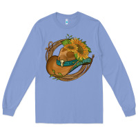 Colony Blue western hat with sunflowers and rope Long Sleeve Tee - Artiststas