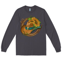 Smoke western hat with sunflowers and rope Long Sleeve Tee - Artiststas