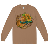 Toasted Coconut western hat with sunflowers and rope Long Sleeve Tee - Artiststas