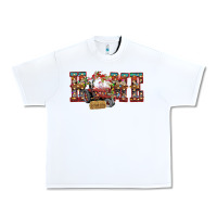 White home Christmas farm animals Urban Heavy Tee - CowhideDigitalArt