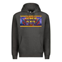 Charcoal Heather super dad Premium Hoodie - BarkalooDesign