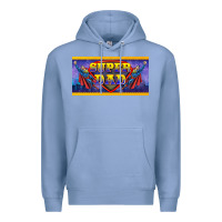 Colony Blue super dad Premium Hoodie - BarkalooDesign