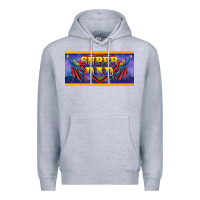 Heather Grey super dad Premium Hoodie - BarkalooDesign