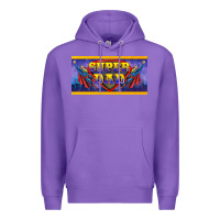 Purple super dad Premium Hoodie - BarkalooDesign