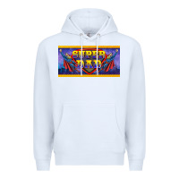 White super dad Premium Hoodie - BarkalooDesign