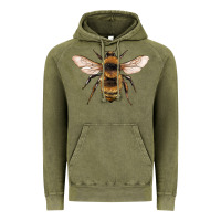 Vintage Olive bee Vintage Hoodie - Artiststas