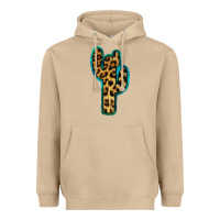 Mushroom Turquoise Leopard Cactus Heavyweight Hoodie - RanaPortraitStore