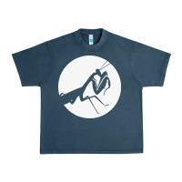 Midnight Navy praying mantis Urban Heavy Tee - DesigneFamous