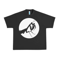 Pigment Black praying mantis Urban Heavy Tee - DesigneFamous
