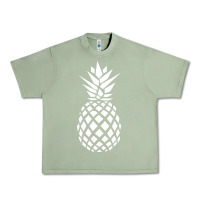 Oil Green pineapple sunset Urban Heavy Tee - DesigneFamous