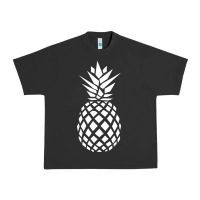 Pigment Black pineapple sunset Urban Heavy Tee - DesigneFamous