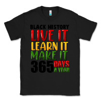 Black black history live it Classic Tee - FaDigitalArtStudio