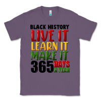 Lavender black history live it Classic Tee - FaDigitalArtStudio