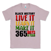 Lilac black history live it Classic Tee - FaDigitalArtStudio