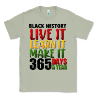 Matcha black history live it Classic Tee - FaDigitalArtStudio