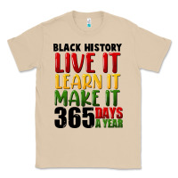 Mushroom black history live it Classic Tee - FaDigitalArtStudio