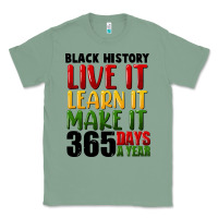 Sage black history live it Classic Tee - FaDigitalArtStudio