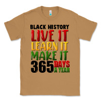 Toasted Coconut black history live it Classic Tee - FaDigitalArtStudio