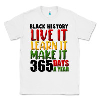 White black history live it Classic Tee - FaDigitalArtStudio