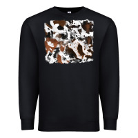 Black cowhide background Premium Sweatshirt - RanaPortraitStore