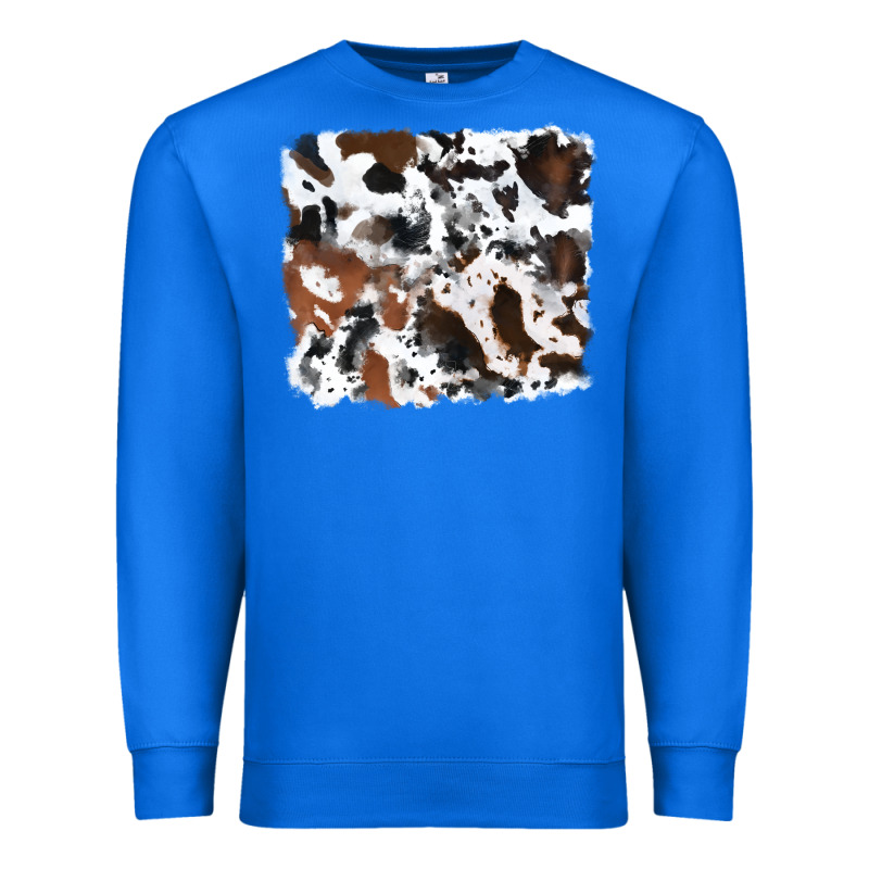 Cowhide Background Premium Sweatshirt by RanaPortraitStore | Teevron