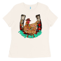 Horseshoe Chicken Ladies Tee | Teevron