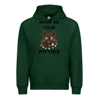 Forest Green Show Me Your Pitties Urban Hoodie - Bettercallsaul
