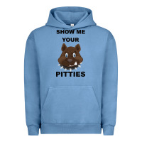 Pigment Pebble Blue Show Me Your Pitties Urban Hoodie - Bettercallsaul